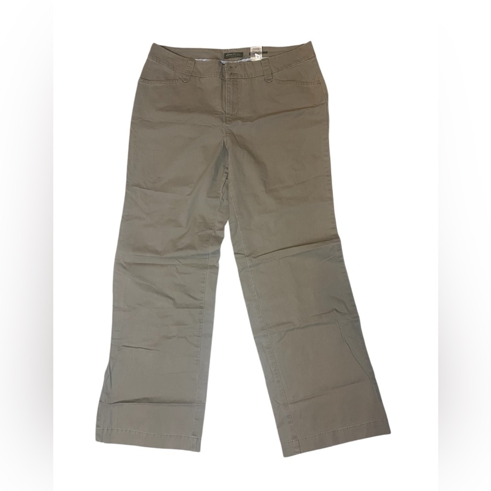 Eddie Bauer Blakely Fit Weathered Brown Womens Pants Size 14